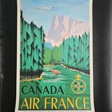 Air france - canada poster