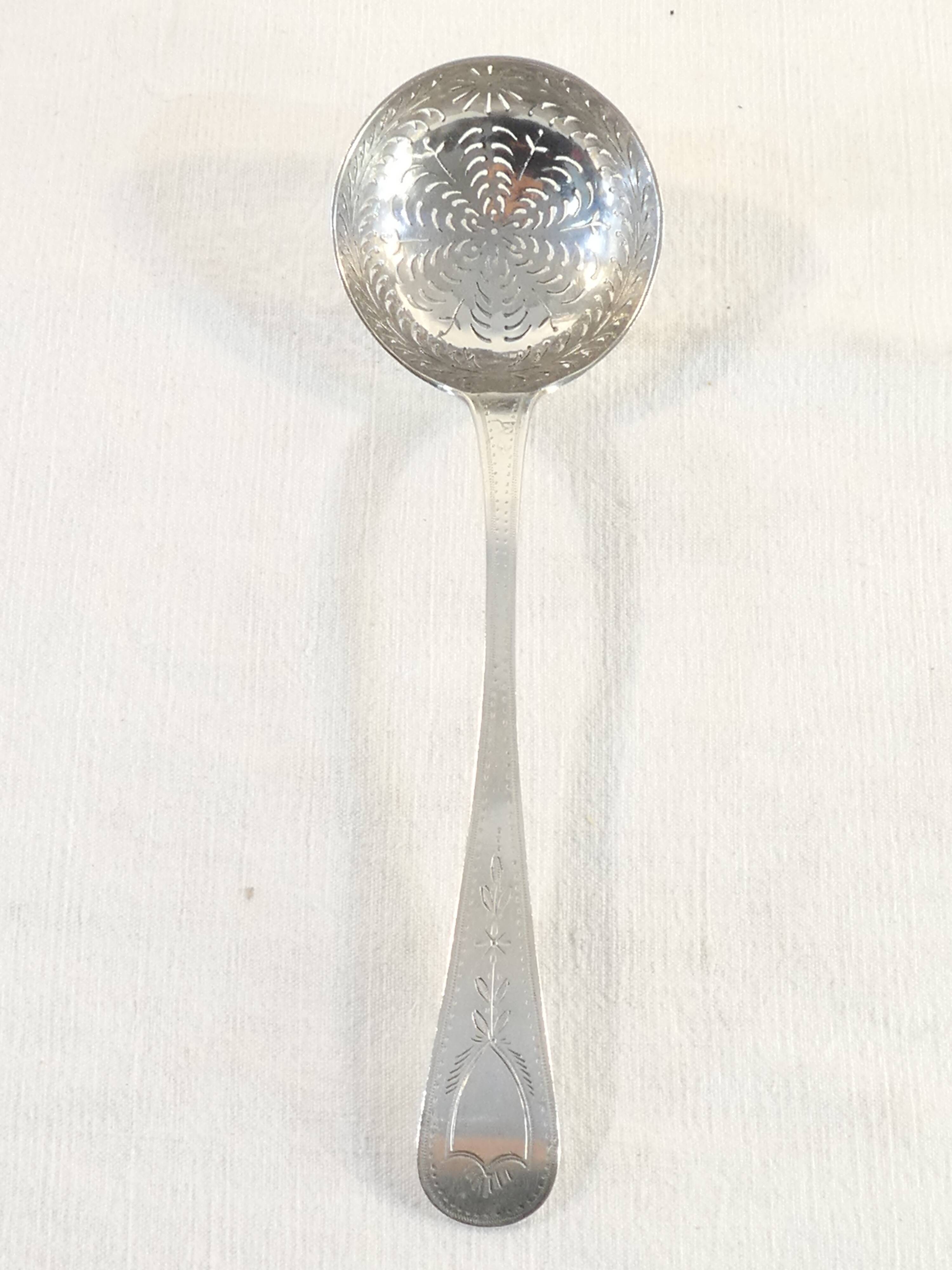 Solid Silver Sprinkler Spoon 1819-1838