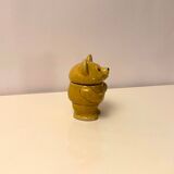 Ceramic jar in the shape of a bear, 1970