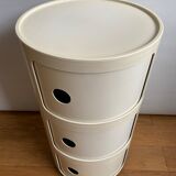 3-storey bedside table by Anna Castelli for Kartell