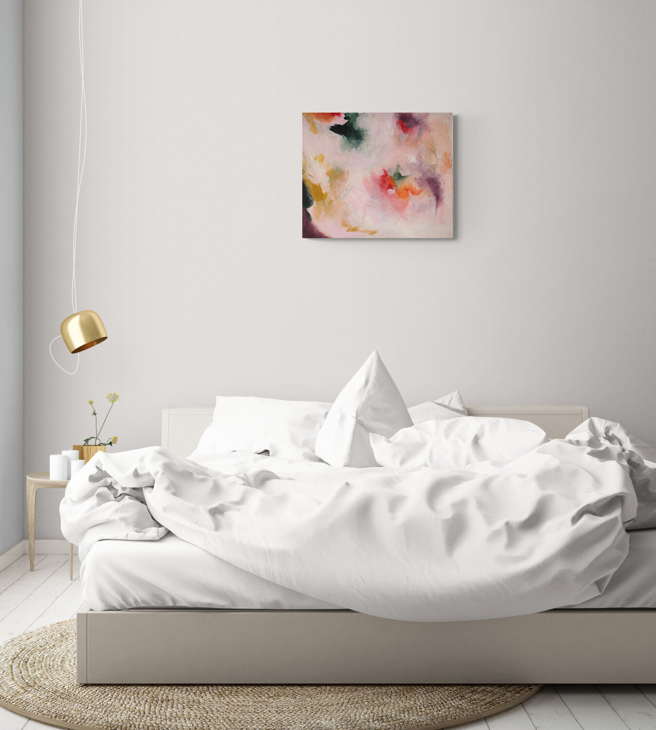 Acrylic on canvas - The tough gets going - 50x60cm, unique piece