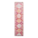 Rare Couloir Vintage Anatolie | Tapis de couloir tons rose et saumon, 90x370 cm