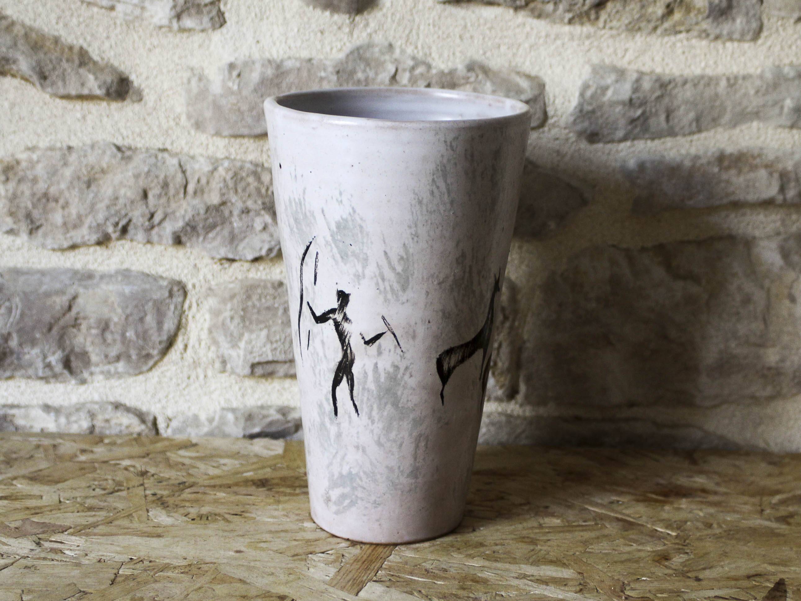 Vase en céramique par Jean Austruy