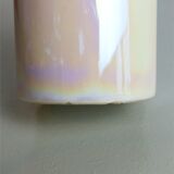 Iridescent white vase