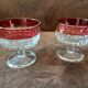 Salad bowl set and its 2 crystal cups