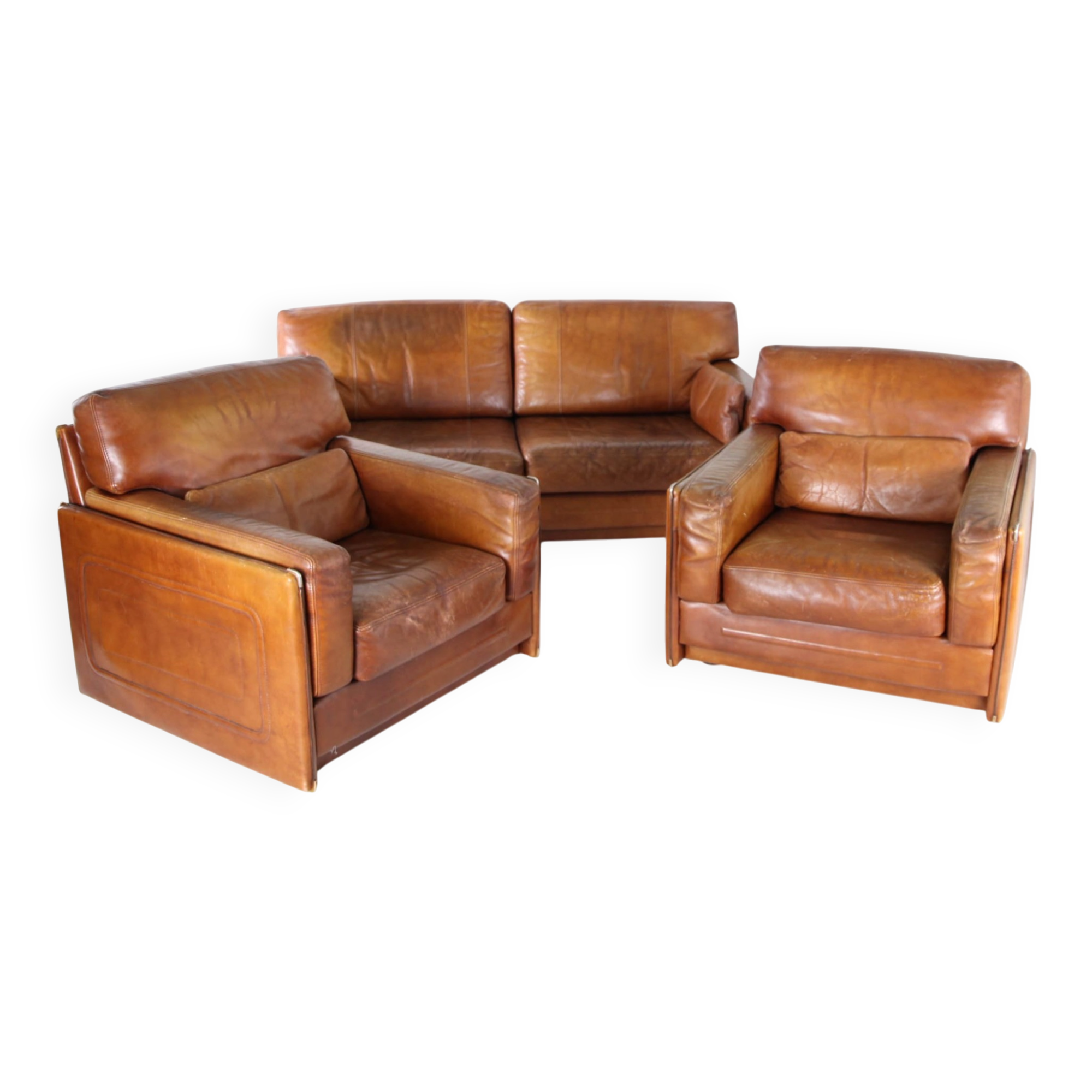 Salon en cuir Roche Bobois