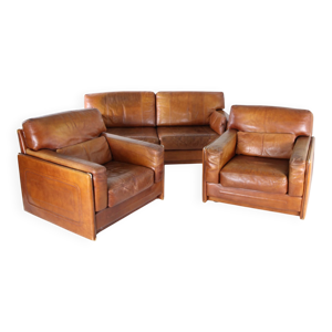 Salon en cuir Roche Bobois