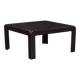 Vintage lacquered wooden coffee table, Italy, 1970s-1980s.
