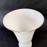 Lamoe tulipe en opaline, câble tissu neuf