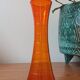 Vintage 70's pop soliflore vase - Hand-carved decor