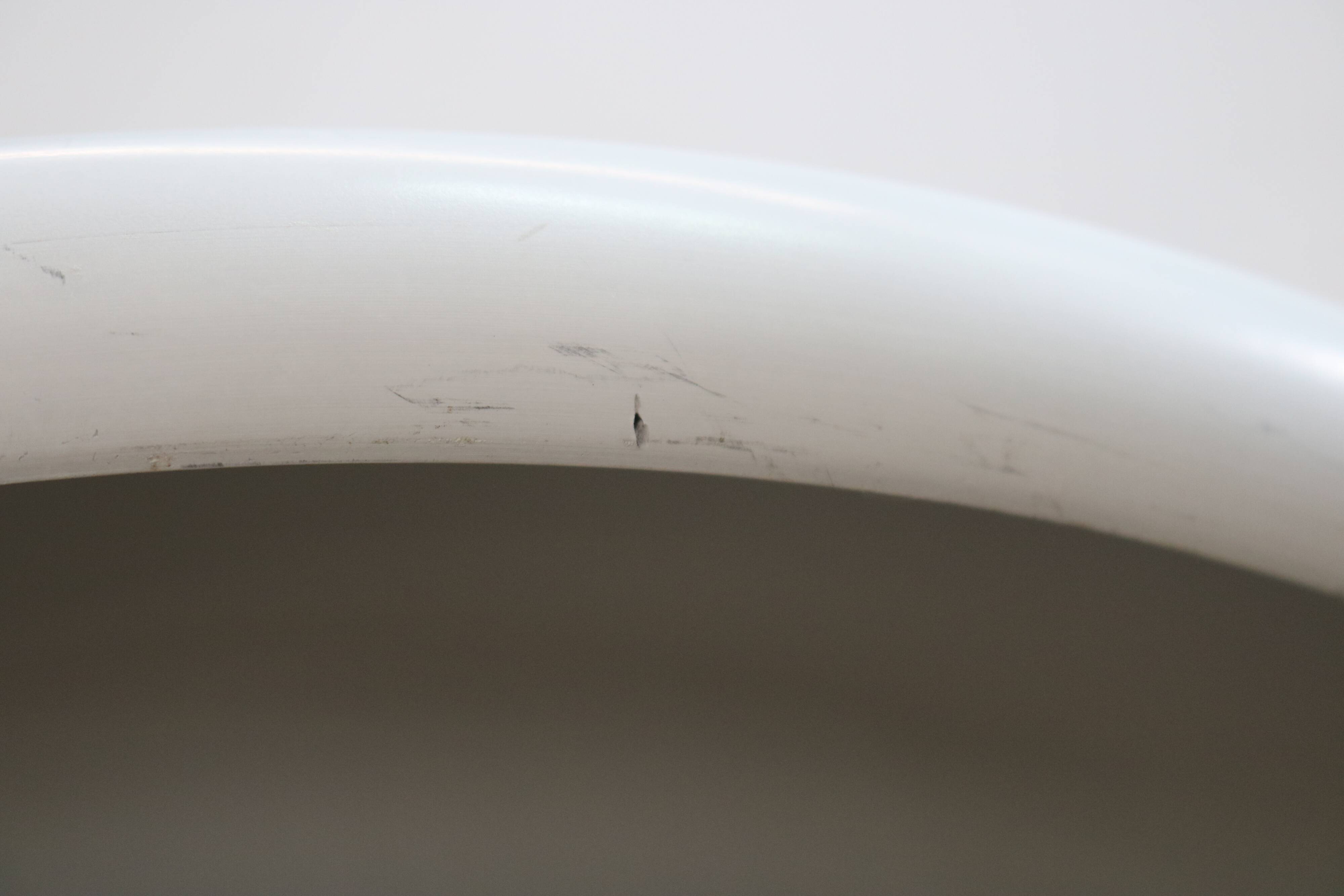 White XL Fog & Morup Optima Pendant Lamp: Hans Due Design, Denmark 1970s