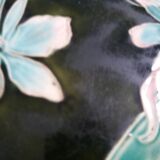 Art Nouveau trivet, glazed ceramic, signed
