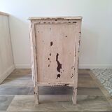 Vintage chest of drawers in patinated wood