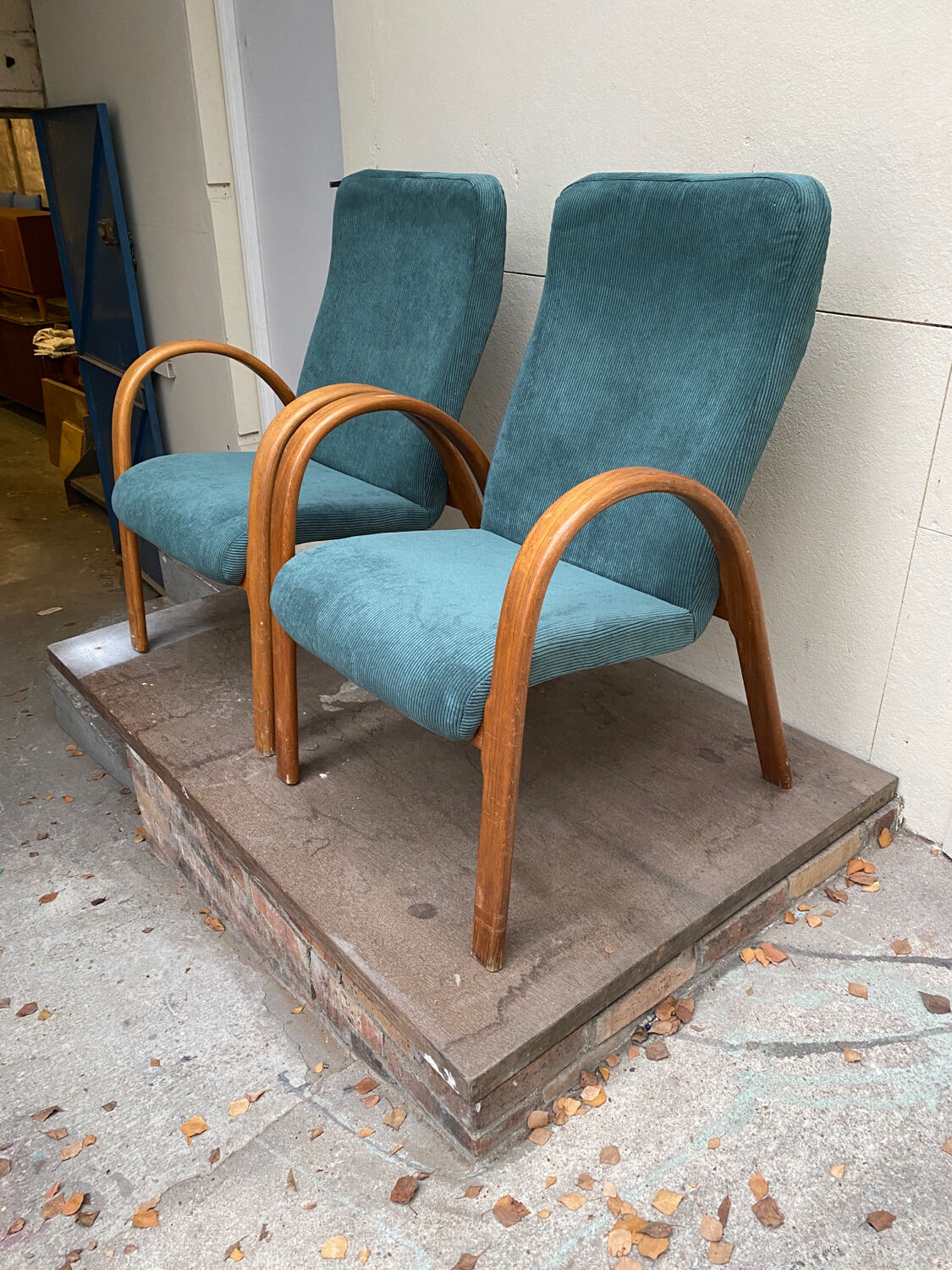 Pair of Baumann armchairs