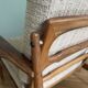 Vintage teak Scandinavian armchair
