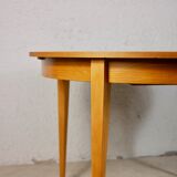 Scandinavian style teak table with butterfly extension