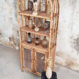Vintage bamboo shelf