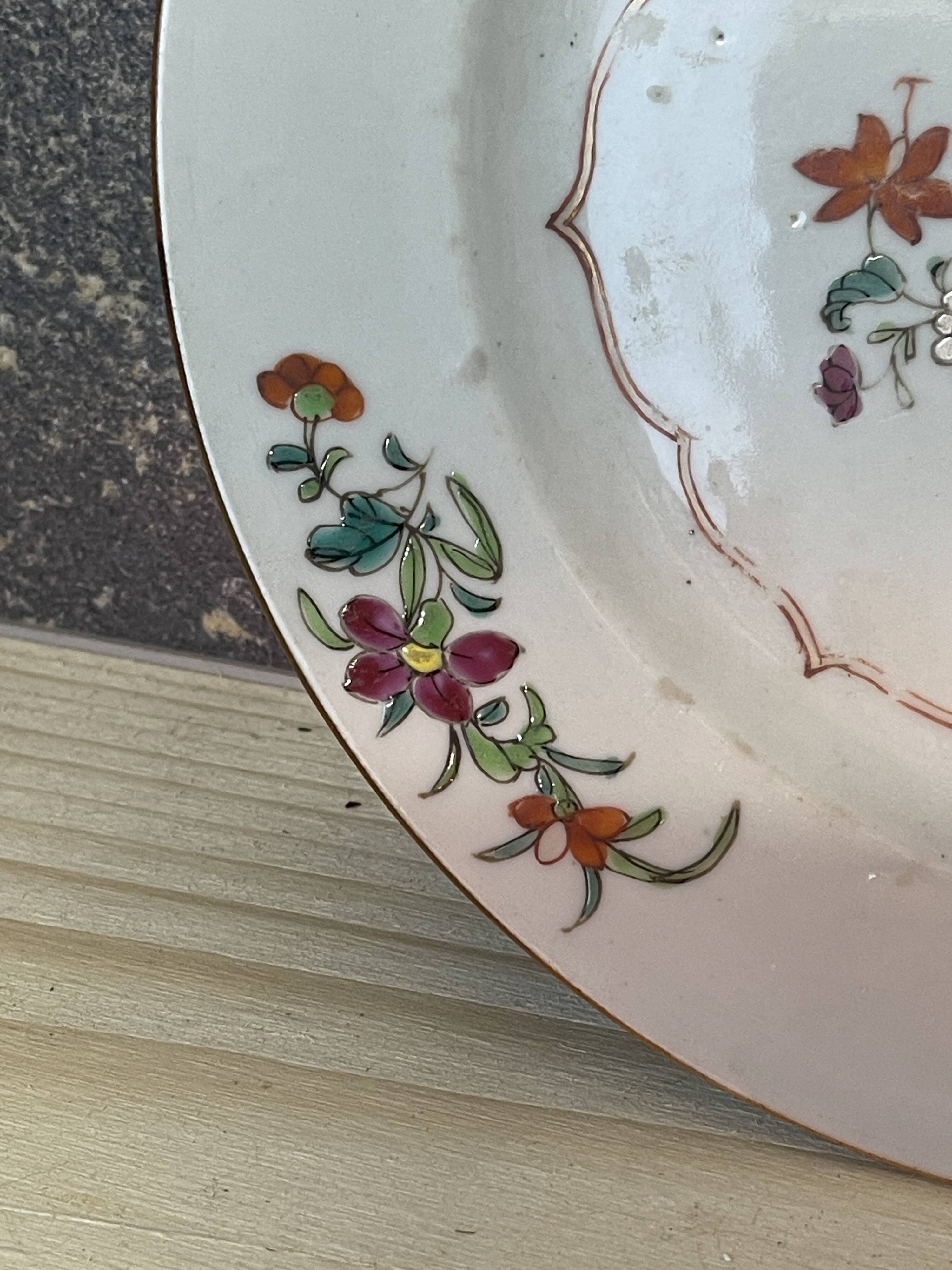 Porcelain plate Company of the Indies