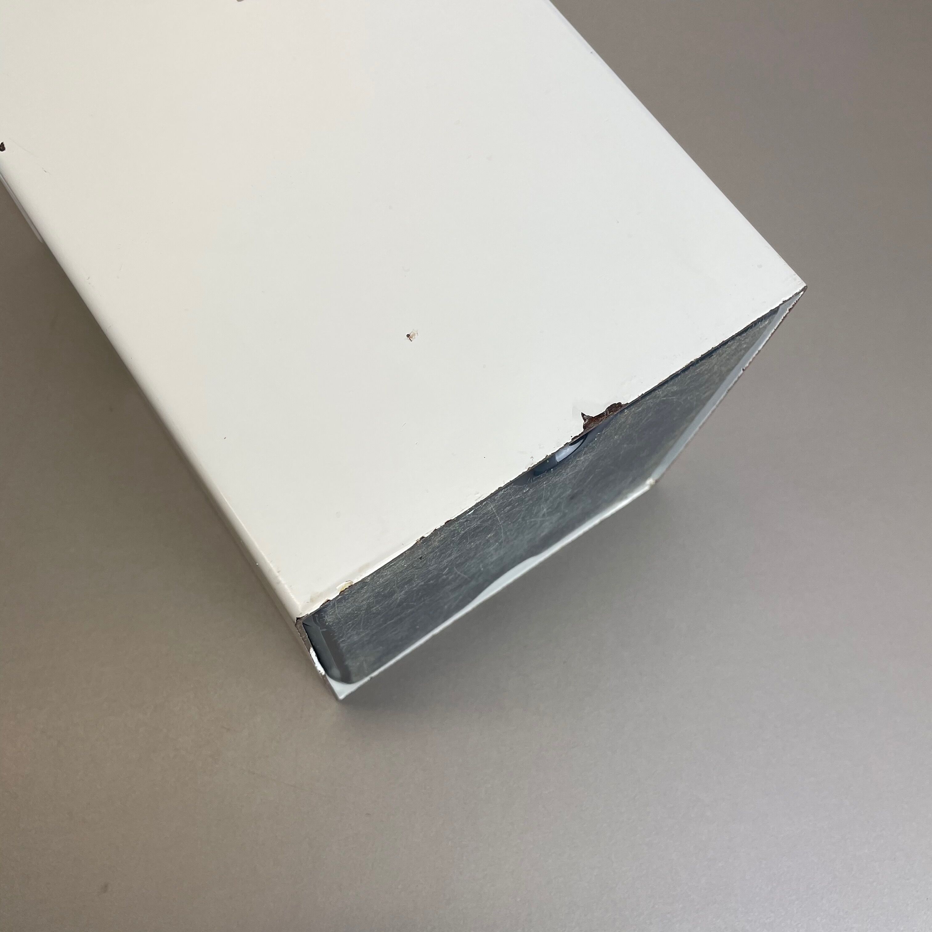 Original Modernist Cubic Pop Art Metal Umbrella Stand, France, 1970s