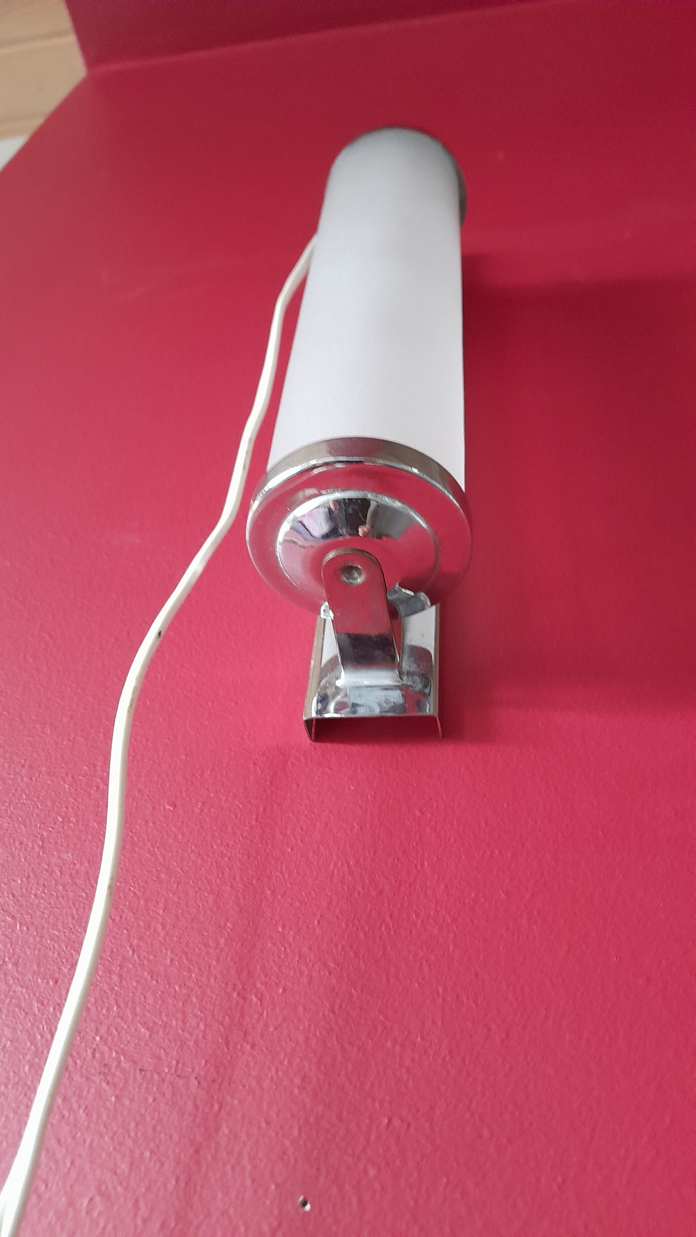 Art deco frosted glass wall lamp 1930