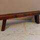 Brutalist oak bench 1960's