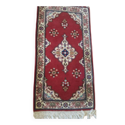 Small Persian rug from the 1960s.