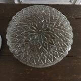 Vintage moulded glass ceiling 29cm