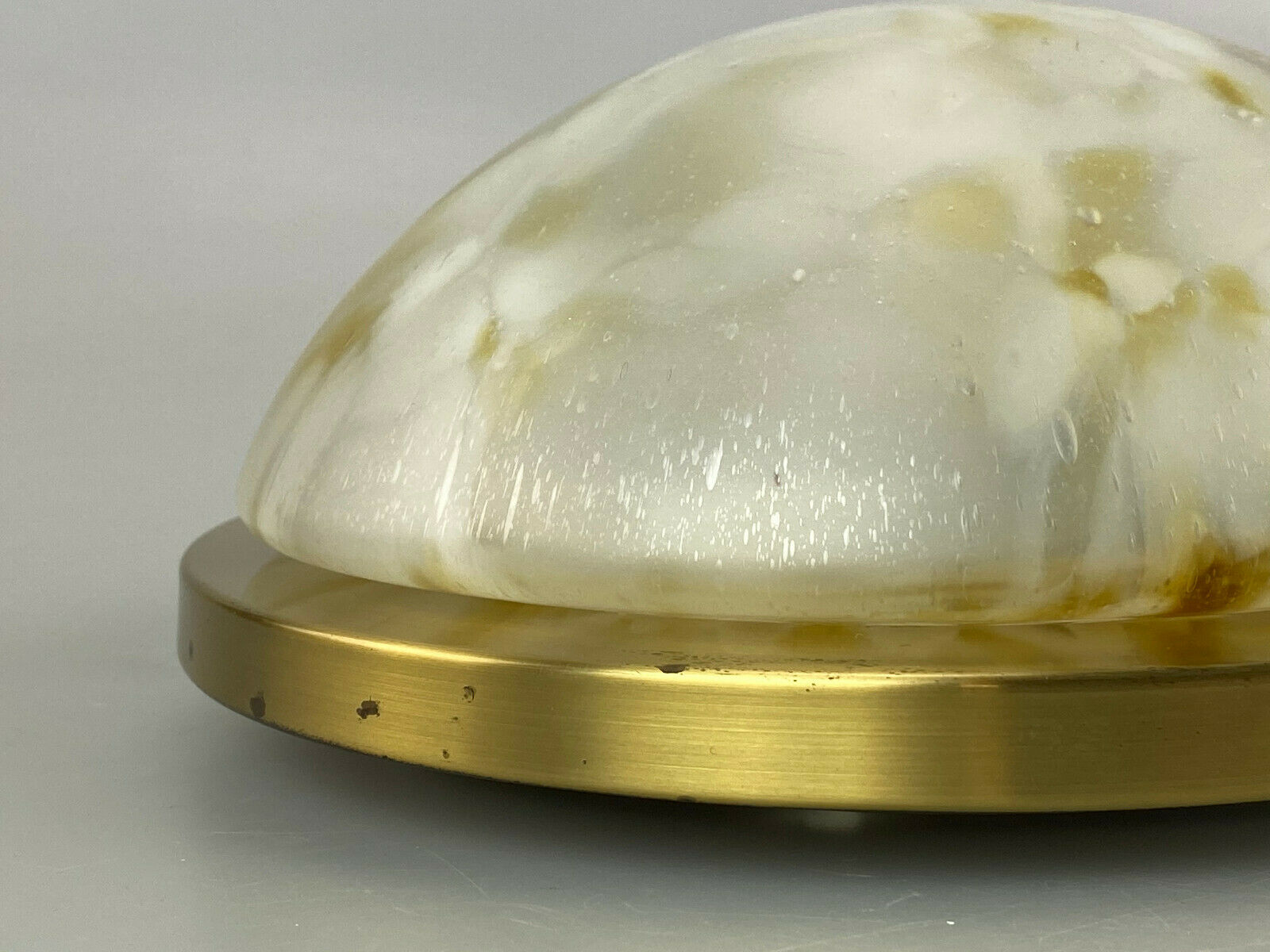 70s Peill & Putzler Plafoniere ceiling lamp glass space design lamp 70s