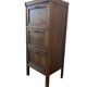 Commode à tiroirs vintage en bois / armoire d'archives / armoire de notaire