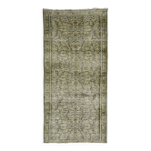 Tapis vintage anatolien turc fait à la main 197 cm x 95 cm