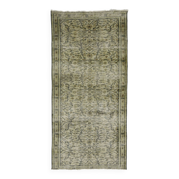 Tapis vintage anatolien turc fait à la main 197 cm x 95 cm