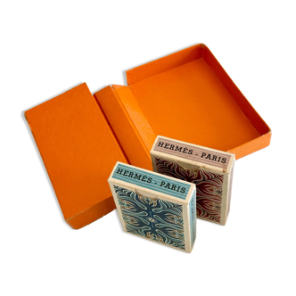 Hermés bridge set of two packs of playing cards