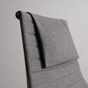 Early edition Eames EA124 Aluminium Group lounge chair by Herman Miller, 1970s