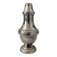Vintage silver-plated metal salt or pepper shaker