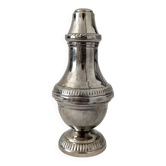 Vintage silver-plated metal salt or pepper shaker