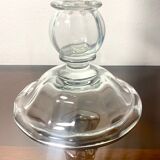 Giant crystal vase legras et cie