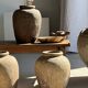 Borneo vase in brown terracotta (1) H35 D23