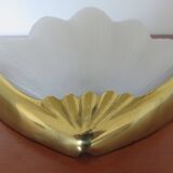 Art deco "shell" wall lamp