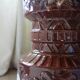 Glazed ceramic lamp from the 1960s/1970s with dual lighting