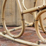 Bamboo rocking chair