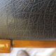 Suite de 4 chaises scandinaves simili cuir noir