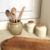 Old enameled stoneware