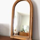 Curved bamboo mirror 1970
