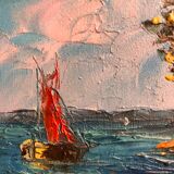navy. Oils on panels, twentieth century