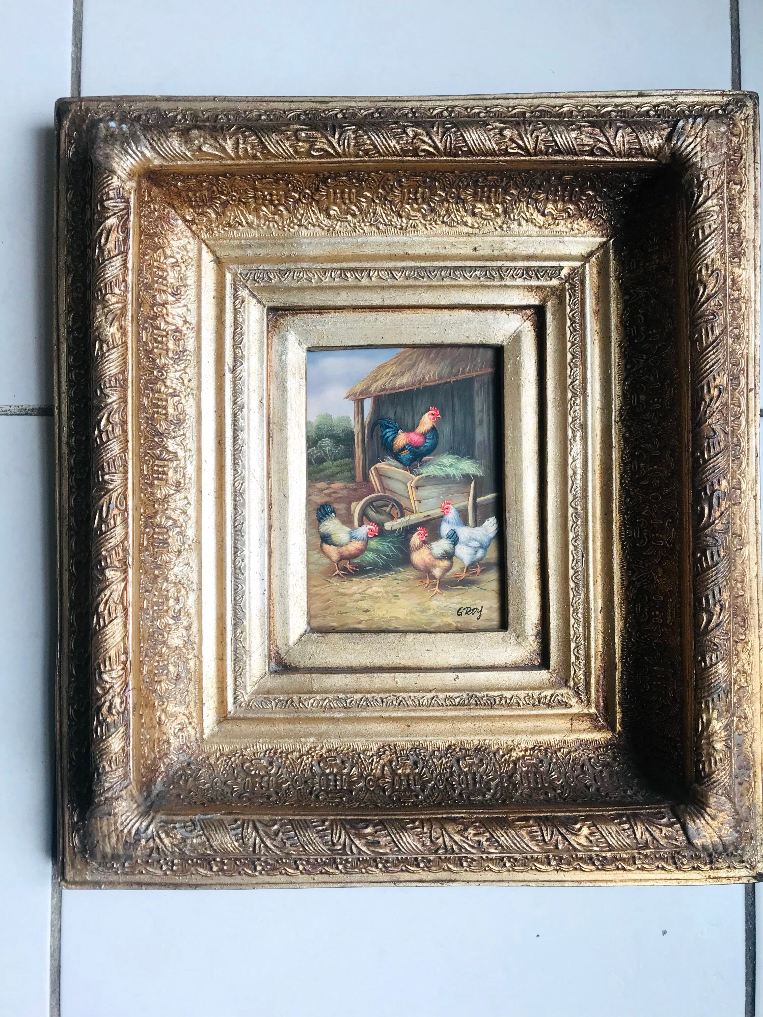 Table "Chicken coop" signed