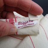 Lot of two old linen towels - Bragard Etiquette in Epinal - circa 1920-1930