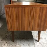 Dressing table with mirror, vintage 1970