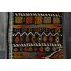 1970s Vintage Turkish Oushak Handmade Wool Cotton Brown Runner Rug 95x367