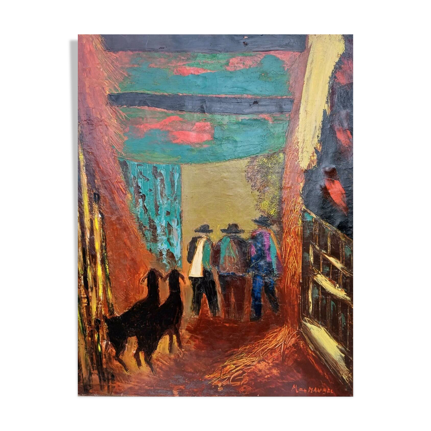 Contemporary art painting