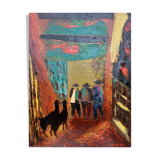 Contemporary art painting